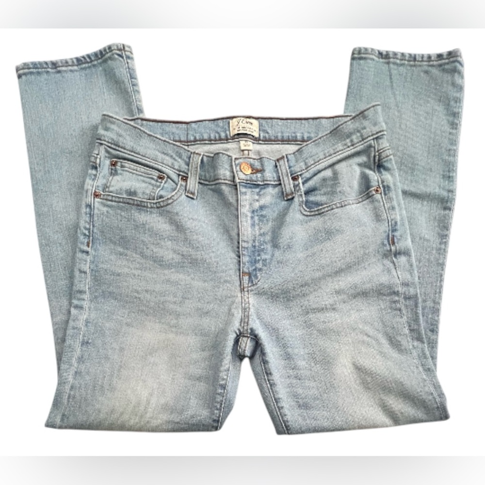 J. Crew Women's Light Blue Slim Broken in Boyfriend Denim Jeans, Size 28